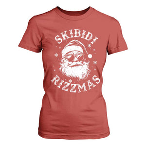 Funny Skibidi Rizzmas Christmas T Shirt For Women Vintage Sigmas Charisma Rizz Cool Santa TS11 Red Print Your Wear