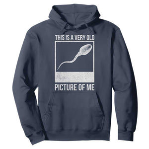 Funny This Is A Very Old Picture Of Me Hoodie Adult Humor Gag Gift TS11 Navy Print Your Wear