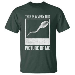 Funny This Is A Very Old Picture Of Me T Shirt Adult Humor Gag Gift TS11 Dark Forest Green Print Your Wear