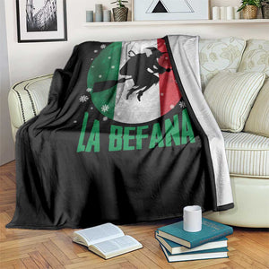 La Befana Italian Christmas Throw Blanket Xmas Witch Folklore Italy Holiday TS11 Print Your Wear