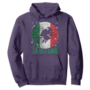 La Befana Italian Christmas Hoodie Xmas Witch Folklore Italy Holiday TS11 Purple Print Your Wear