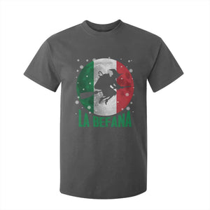 La Befana Italian Christmas T Shirt For Kid Xmas Witch Folklore Italy Holiday TS11 Dark Heather Print Your Wear