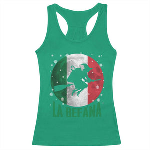 La Befana Italian Christmas Racerback Tank Top Xmas Witch Folklore Italy Holiday - Print Your Wear