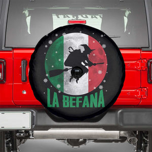 La Befana Italian Christmas Spare Tire Cover Xmas Witch Folklore Italy Holiday TS11 Black Print Your Wear