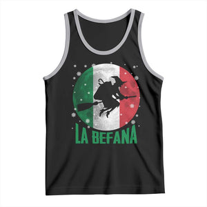 La Befana Italian Christmas Tank Top Xmas Witch Folklore Italy Holiday TS11 Black Athletic Heather Print Your Wear