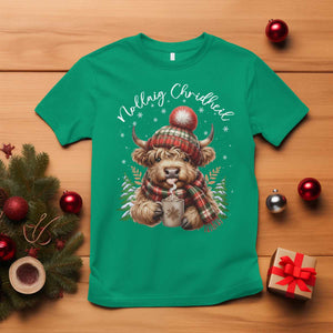 Scottish Christmas T Shirt Nollaig Chridheil Gaelic Xmas Higland Cow TS11 Irish Green Print Your Wear