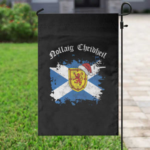 Scottish Christmas Garden Flag Nollaig Chridheil Gaelic Xmas Scotland Lion Rampant TS11 Print Your Wear