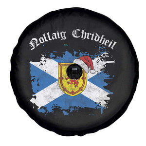 Scottish Christmas Spare Tire Cover Nollaig Chridheil Gaelic Xmas Scotland Lion Rampant TS11 Print Your Wear