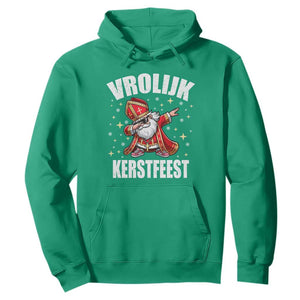 Dutch Christmas Hoodie Vrolijk Kerstfeest Dabiing Sinterklaas Santa TS11 Irish Green Print Your Wear