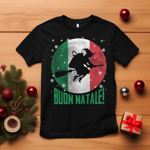 Buon Natale Italian Christmas T Shirt La Befana Italian Folklore Witch TS11 Black Print Your Wear