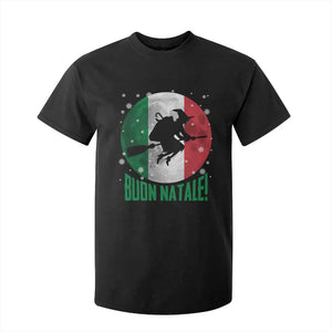 Buon Natale Italian Christmas T Shirt For Kid La Befana Italian Folklore Witch TS11 Black Print Your Wear