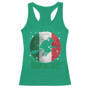 Buon Natale Italian Christmas Racerback Tank Top La Befana Italian Folklore Witch TS11 Irish Green Print Your Wear