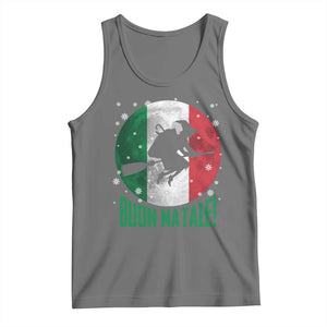 Buon Natale Italian Christmas Tank Top La Befana Italian Folklore Witch TS11 Black Heather Print Your Wear