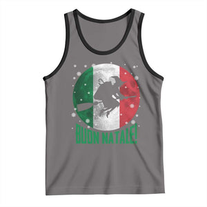 Buon Natale Italian Christmas Tank Top La Befana Italian Folklore Witch TS11 Deep Heather Black Print Your Wear