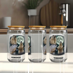 Funny Three Groundhog Moon Groundhog Day Meme Glass Can TS11 Print Your Wear