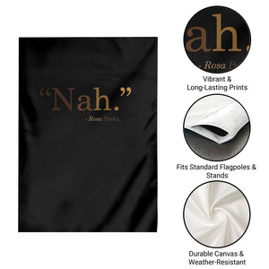 Rosa Parks Quote Garden Flag Nah 1955 Melanin Black Movement Protest TS11 Print Your Wear