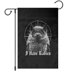 I Have Rabies Bat Garden Flag Funny Meme Quotes Gothic TS11 Black Print Your Wear