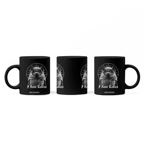 I Have Rabies Bat Coffee Mug Funny Meme Quotes Gothic TS11 Print Your Wear