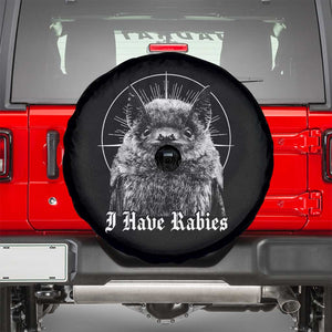 I Have Rabies Bat Spare Tire Cover Funny Meme Quotes Gothic TS11 Black Print Your Wear