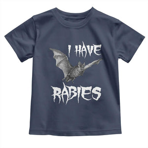 I Have Rabies Bat Toddler T Shirt Funny Meme Quotes TS11 Navy Print Your Wear