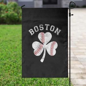 Funny Boston St Patricks Day Baseball Shamrock Garden Flag TS11 Print Your Wear