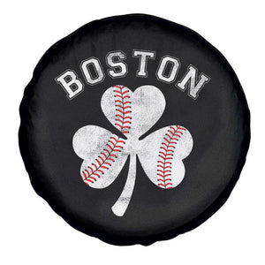 Funny Boston St Patricks Day Baseball Shamrock Spare Tire Cover TS11 Print Your Wear