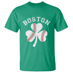 Funny Boston St Patricks Day Baseball Shamrock T Shirt TS11 Irish Green Print Your Wear