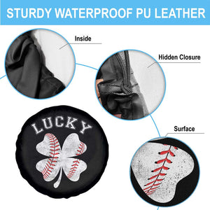 Funny Baseball Lucky Clover St Patricks Day Spare Tire Cover TS11 Print Your Wear