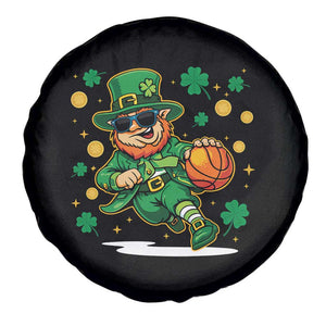 Leprechaun Basketball St Patricks Day Sport Lover Spare Tire Cover TS11 Print Your Wear