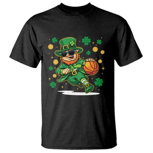 Leprechaun Basketball St Patricks Day Sport Lover T Shirt TS11 Black Print Your Wear