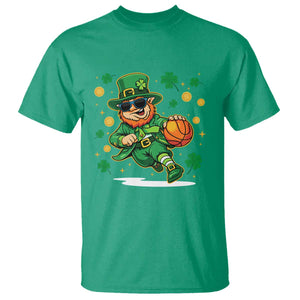Leprechaun Basketball St Patricks Day Sport Lover T Shirt TS11 Irish Green Print Your Wear