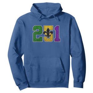 Funny Mardi Gras Mobile Alabama Hoodie 251 Area Code Glitter Print Fleur De Lis TS11 Royal Blue Print Your Wear