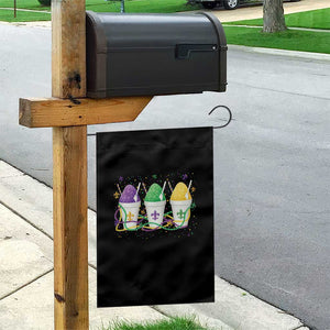 Funny Mardi Gras Snowballs Fat Tuesday Carnival Beads Garden Flag TS11 Print Your Wear