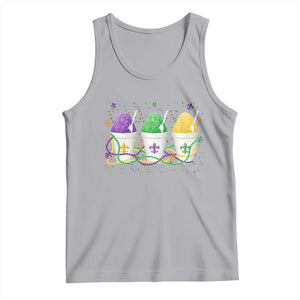 Funny Mardi Gras Snowballs Fat Tuesday Carnival Beads Tank Top TS11 Athletic Heather Print Your Wear