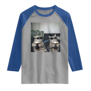 Funny Cat Drinking Irish Stout Beer Raglan Shirt Black Beer and Cat Lovers TS11 Sport Gray Royal Print Your Wear