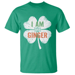 Funny St Patricks Day I Am The Ginger T Shirt - Irish Redhead Shamrock TS11 Irish Green Print Your Wear