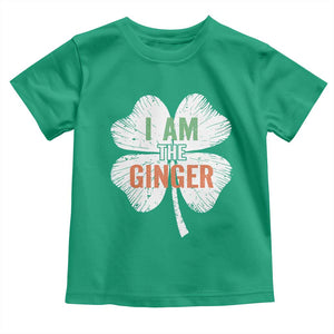 Funny St Patricks Day I Am The Ginger Toddler T Shirt Irish Redhead Shamrock TS11 Irish Green Print Your Wear