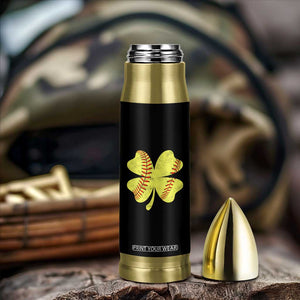 Softball St Patricks Day Irish Clover Sport Bullet Tumbler TS11 Print Your Wear