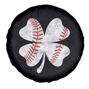 Funny Baseball St Patricks Day Vintage Clover Spare Tire Cover TS11 Print Your Wear