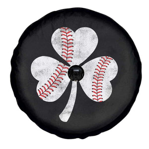 Funny Baseball St Patricks Day Distressed Shamrock Spare Tire Cover TS11 Print Your Wear