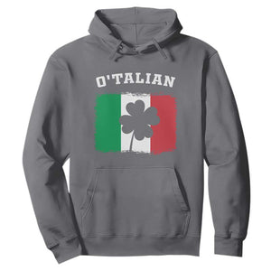 Funny Irish Italian St. Patrick's Day O'Talian Hoodie TS11 Charcoal Print Your Wear