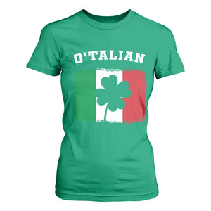 Funny Irish Italian St. Patrick's Day O'Talian T Shirt For Women TS11 Irish Green Print Your Wear
