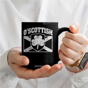 Irish-Scots Irish Scottish Coffee Mug O'Scottish Vintage Shamrock TS11 Print Your Wear