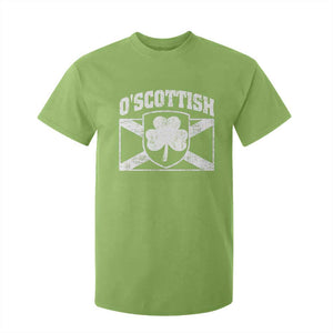 Irish-Scots Irish Scottish T Shirt For Kid O'Scottish Vintage Shamrock TS11 Lime Print Your Wear