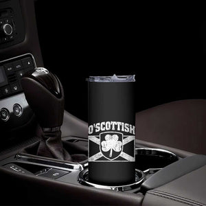 Irish-Scots Irish Scottish Skinny Tumbler O'Scottish Vintage Shamrock TS11 Print Your Wear