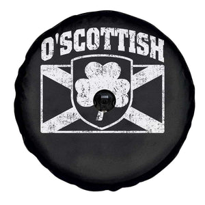 Irish-Scots Irish Scottish Spare Tire Cover O'Scottish Vintage Shamrock TS11 Print Your Wear