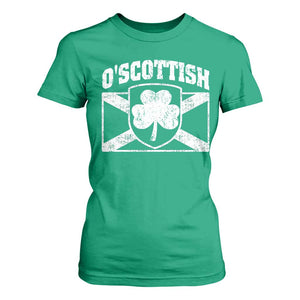 Irish-Scots Irish Scottish T Shirt For Women O'Scottish Vintage Shamrock TS11 Irish Green Print Your Wear