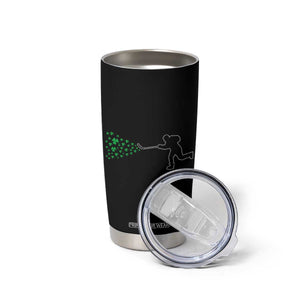 Funny St Patrick's Day Ice Hockey Shamrock Tumbler Cup TS11 Print Your Wear