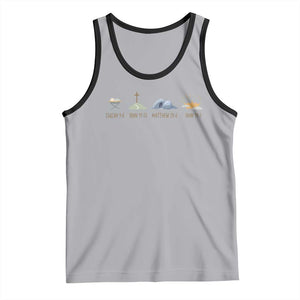 The Life Of Jesus Christ Religious Bible Verse Tank Top TS11 Athletic Heather Black Print Your Wear