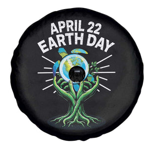 Happy Earth Day April 22 Spare Tire Cover Restore Earth Sea Turtle Tree Peace Sign TS11 Print Your Wear
